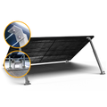 Balkonkraftwerk Halterung für das Flachdach - Set für ein Solarmodul