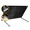 Balkonkraftwerk Halterung für die Wand - Set für ein Solarmodul