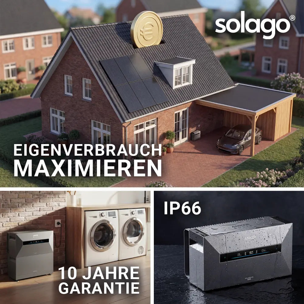 Anker SOLIX Solarbank Max AC inkl. Smart Meter + GRATIS Anker Prime Powerbank