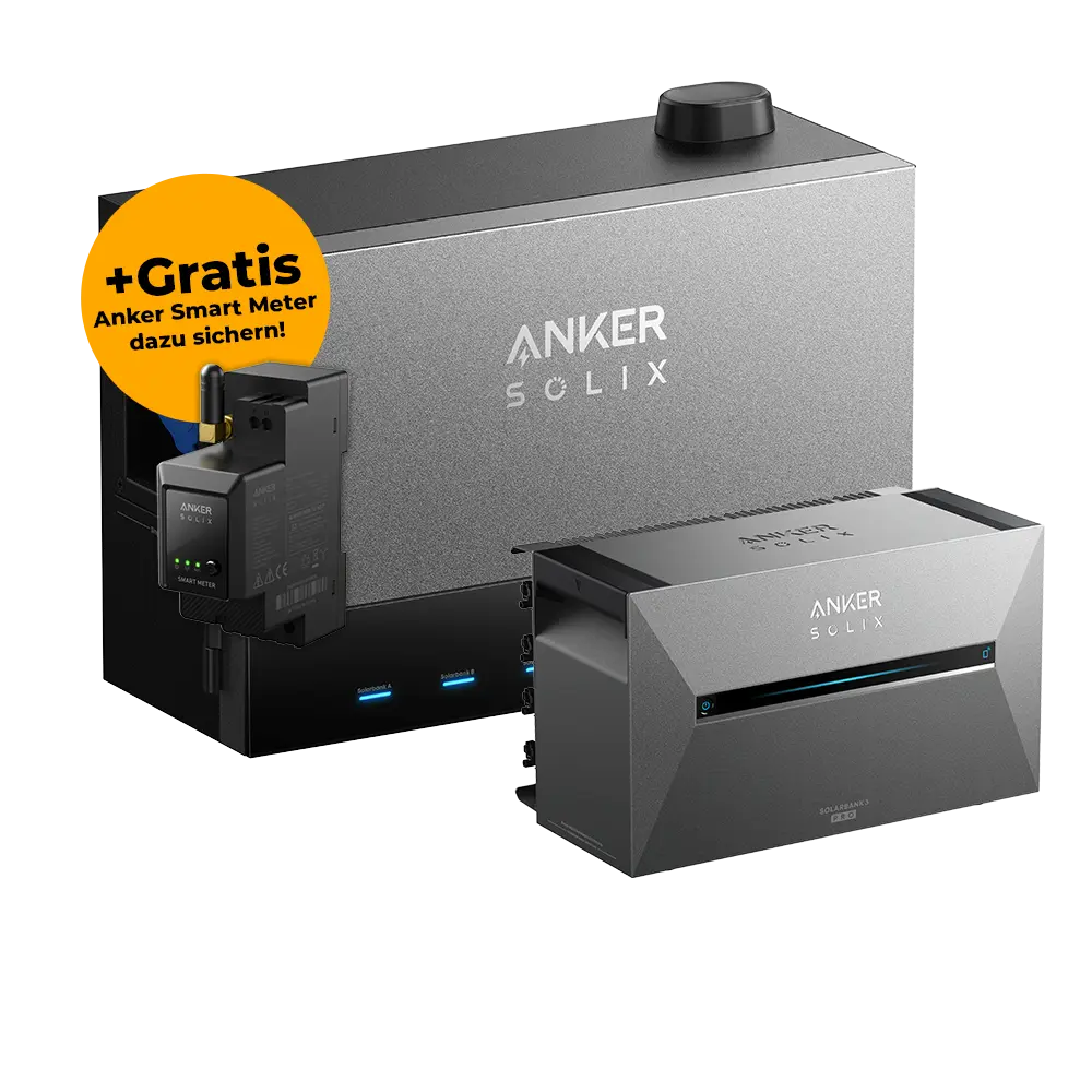 Anker SOLIX Power Dock Set mit 1x Solarbank 3 Pro inkl. Smart Meter