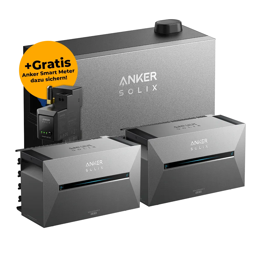 Anker SOLIX Power Dock Set mit 2x Solarbank 3 Pro inkl. Smart Meter