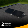 Balkonkraftwerk 1000W/800W - Komplettset Flachdach/Boden