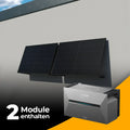 Balkonkraftwerk 1000W/800W mit Speicher Anker SOLIX 3 Pro - Komplettset Wandmontage