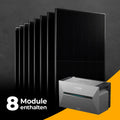 Solarkraftwerk 4000W mit Speicher Anker SOLIX 3 Pro - Set